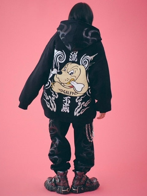 【GALFY】卍ドライバーズニット