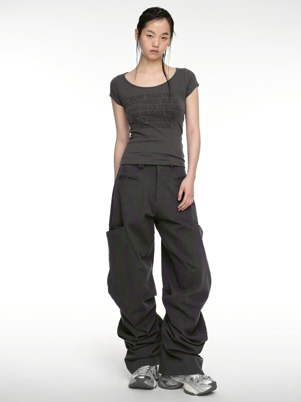 【NACHE】CONVEX PRINTED T-SHIRT