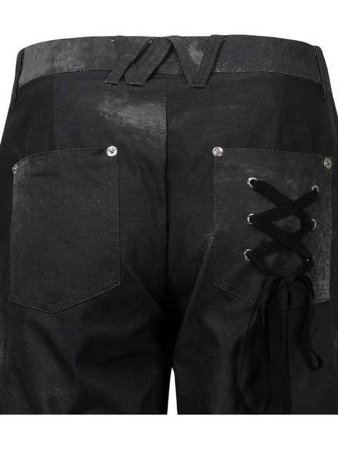 【NACHE】RACE UP PRINTED PANTS