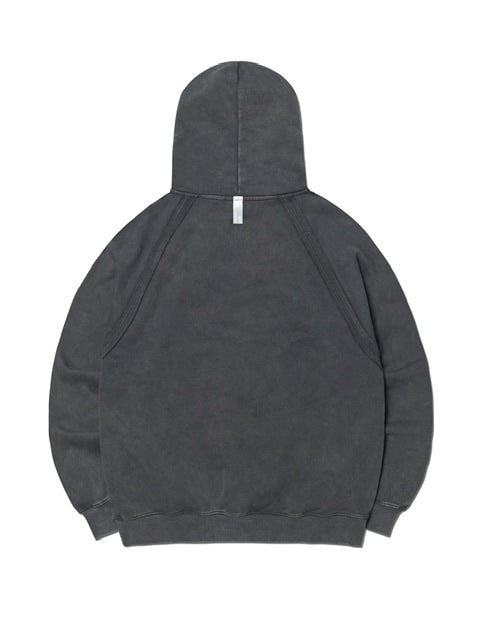 【NOMANUAL】R.S RAW EDGE HOODIE / 【ノーマニュアル】ローエッジ長袖パーカー