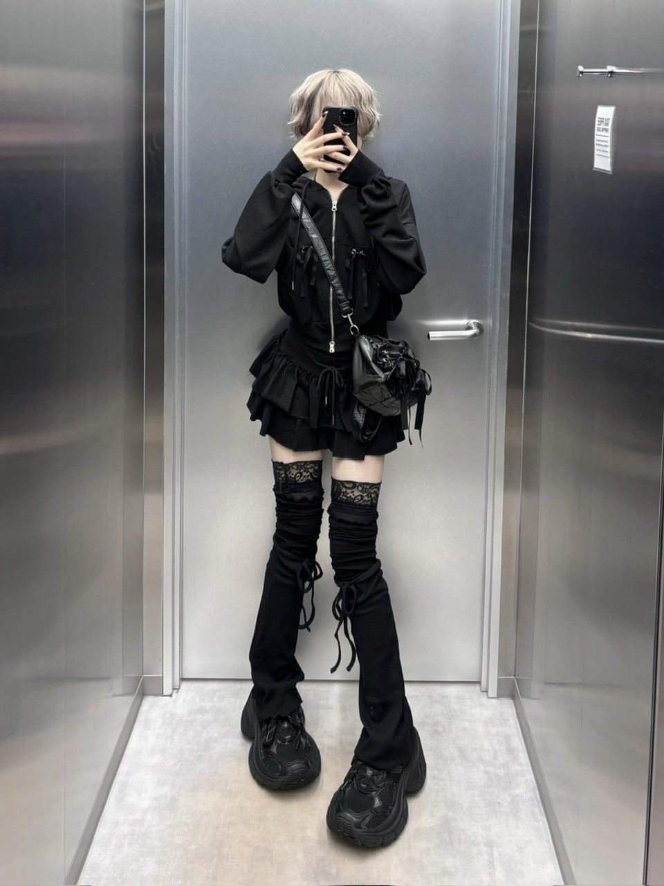 【nmtc +】layered leg warmer (3color)