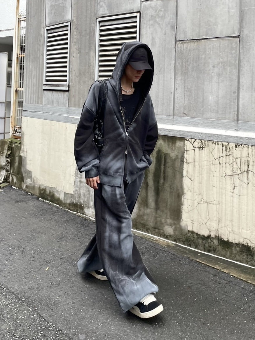 受注制【nmtc +】washing zip up hoodie (3color) / 【エヌエムティーシープラス】ウォッシングジップアップパーカー