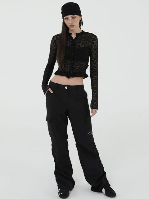 【Uglyshadow】OFFICIAL STRING CARGO PANTS