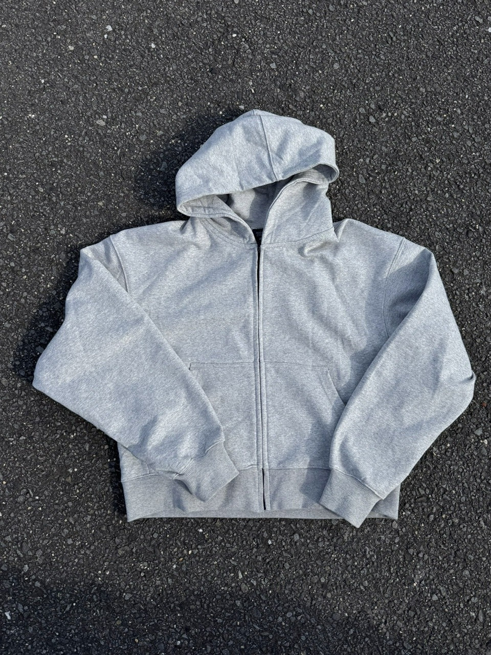 国際配送【RENOL】cropped zip up hoodie (2color)