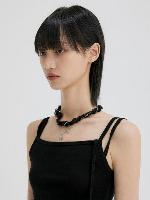 【FLAREUP】Braided Handmade Necklace / 【フレアアップ】ブレイデッドハンドメイドネックレス