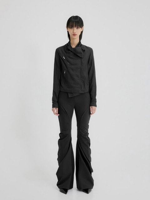 【FLAREUP】Asymmetrical Drape Pants / 【フレアアップ】アシンメトリードレープパンツ