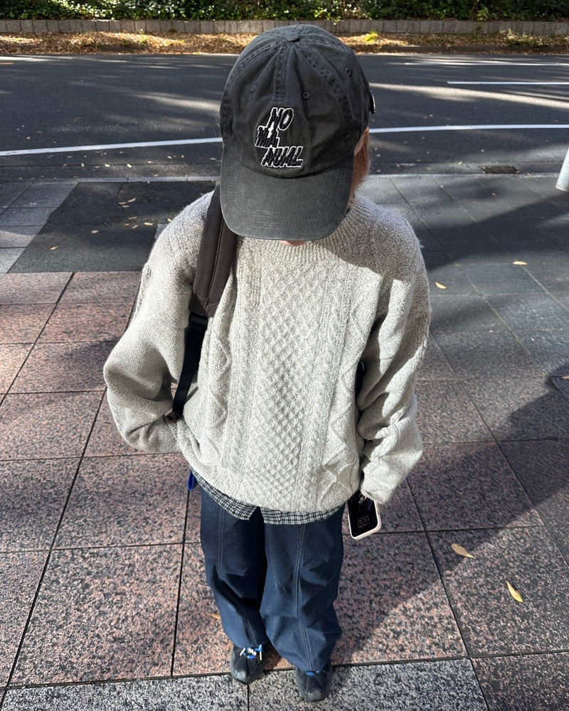 【youll】loose cable knit (2color)