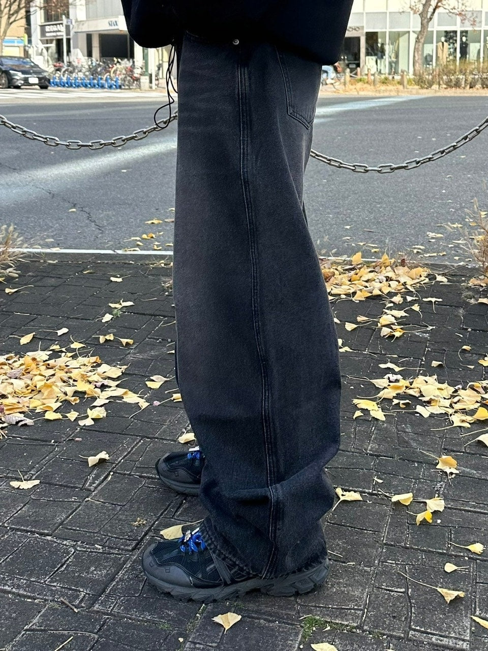 受注制【youll】pin tuck denim pants (2color)