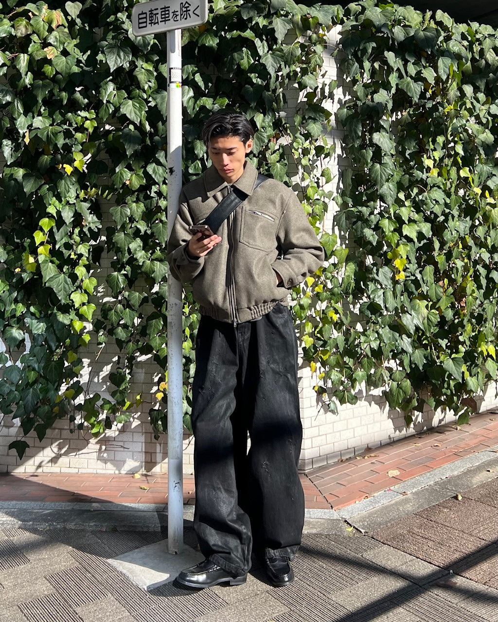 東京店WEB限定【Chikashitsu +】clear wool blouson (3color)