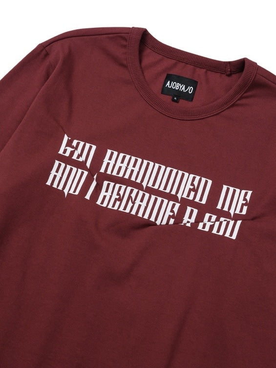 【AJOBYAJO】The Contorted Excuse Long Sleeves T-Shirt