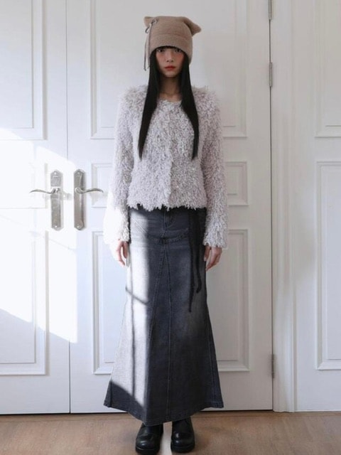 【Uglyshadow】PUPPY JACKET / 【アグリーシャドウ】パピーファー長袖ジャケット