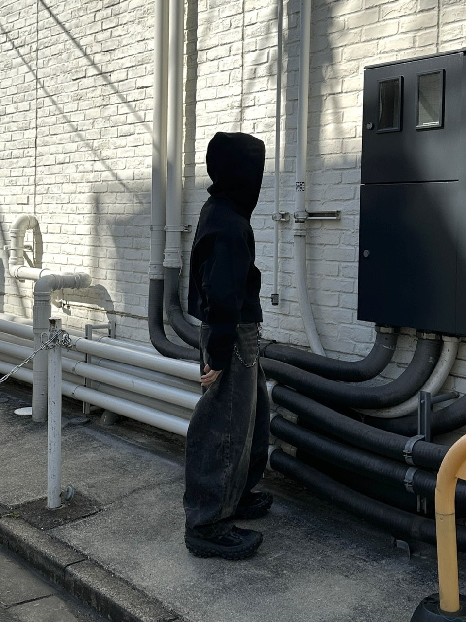 大阪店WEB限定受注制【Chikashitsu +】dirty wash balloon denim pants