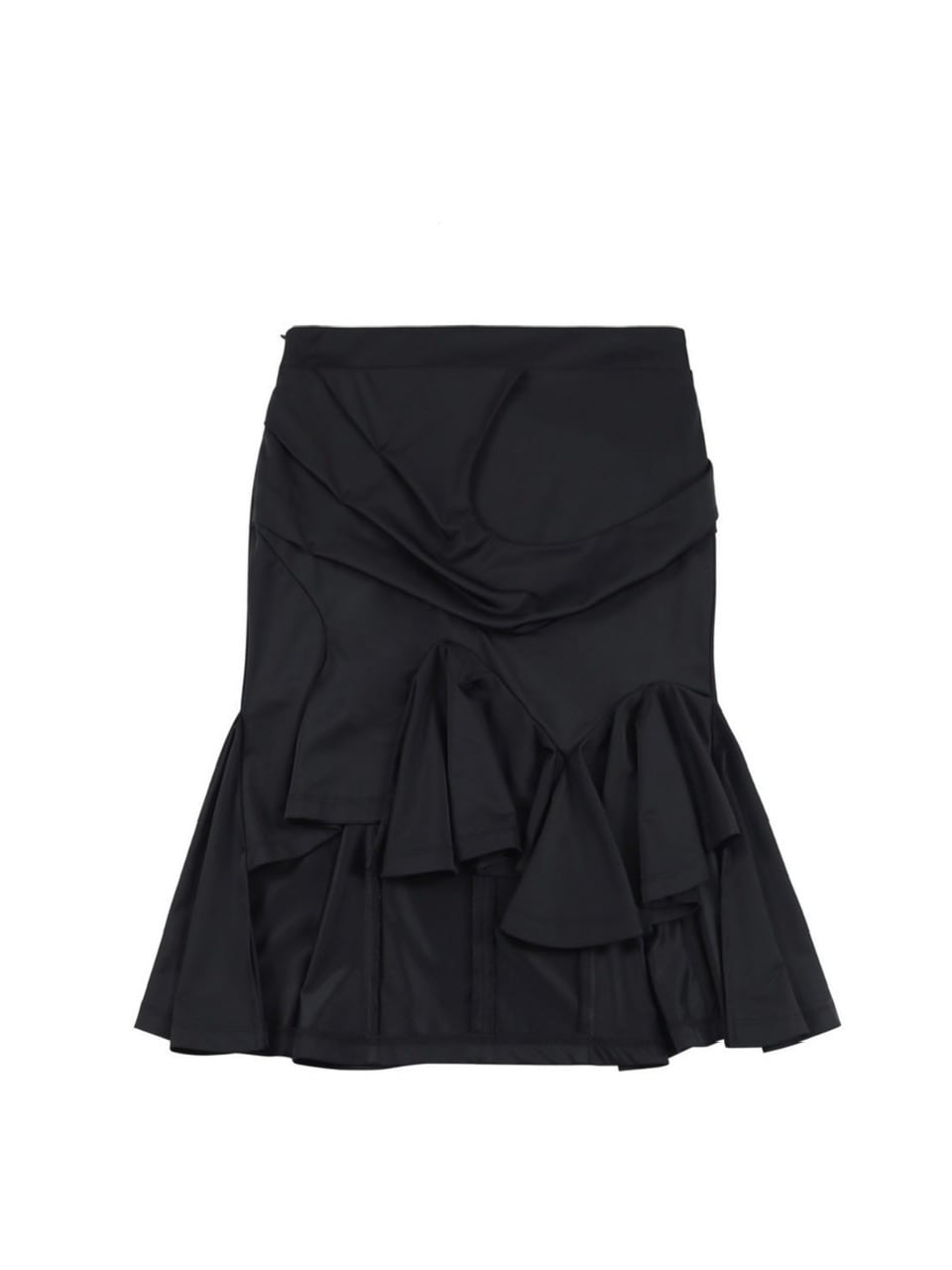 【DIFFERENTIS】Draped Jersey Skirt