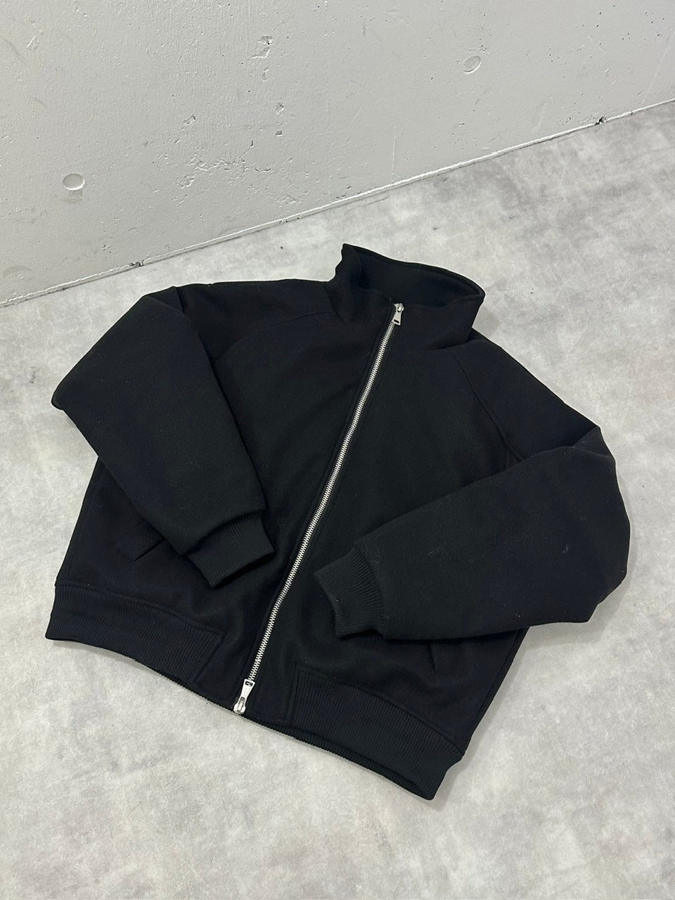 国際配送【LUV CODE】high neck zip up sweat jacket (2color)