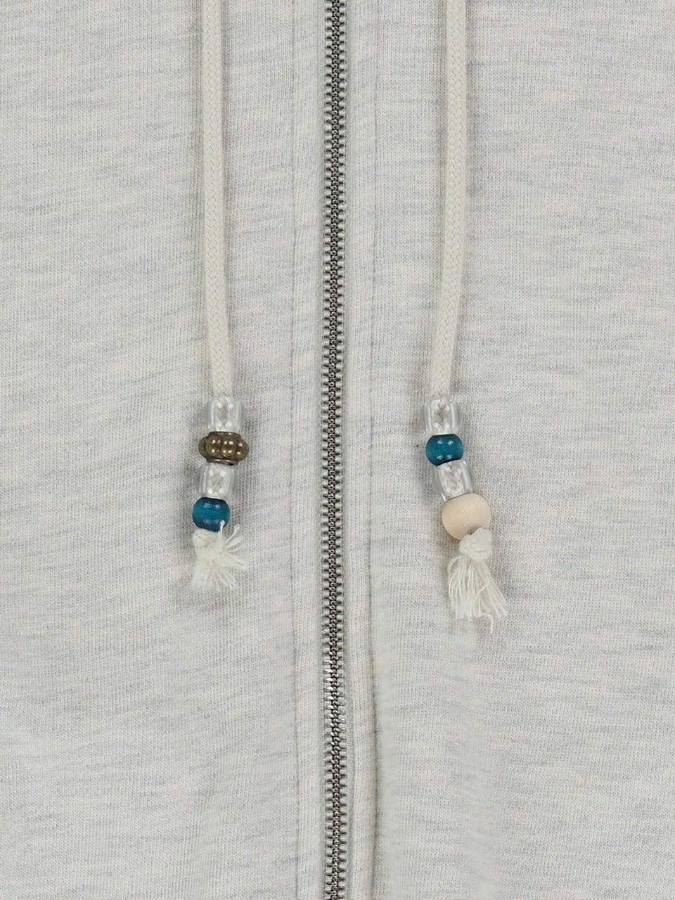 【TUOMIO】STRING CHARM HOOD ZIP-UP