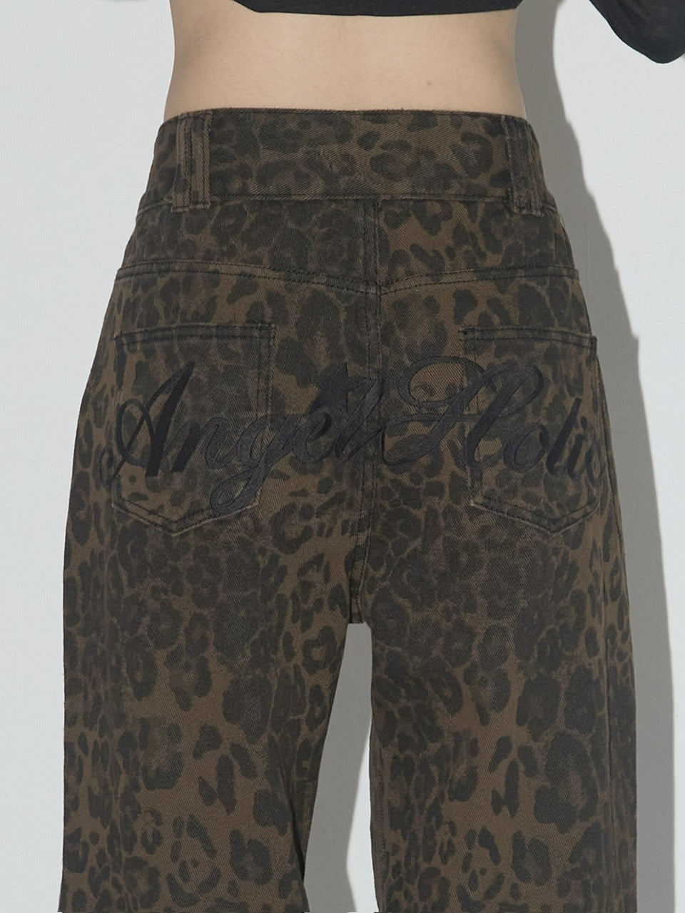 【FANCY CLUB】LEOPARD BOOTCUT PANTS