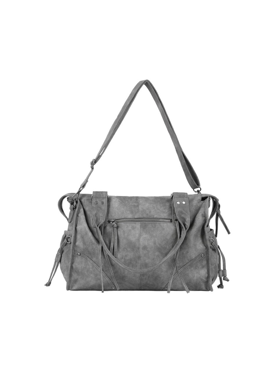 【FANCY CLUB】BELTED WASHING LEATHER BAG / 【ファンシークラブ】ベルトウォッシングレザーショルダーバッグ
