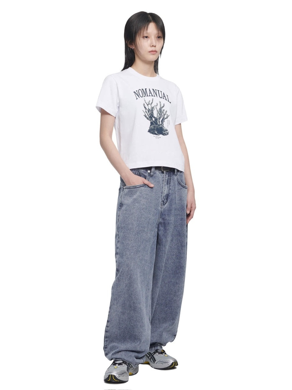 【NOMANUAL】METAL CORAL REEF T-SHIRT