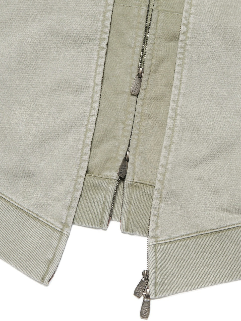 【NOMANUAL】VINTAGE LAYER HOODED ZIP-UP / 【ノーマニュアル】ビンテージレイヤードジップアップパーカー