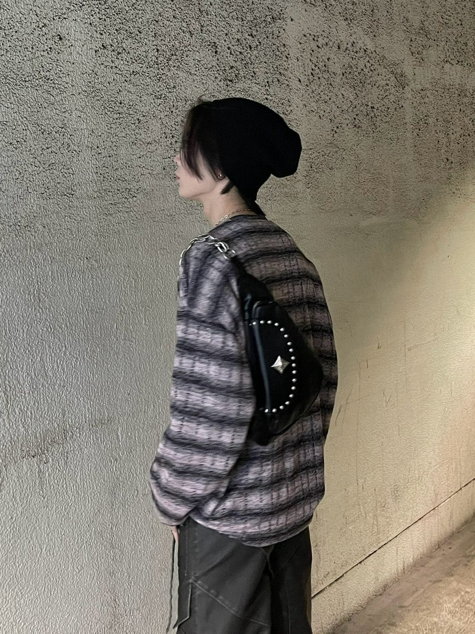 【Chikashitsu +】gradation border knit (5color) / 【チカシツプラス】グラデーションボーダー長袖ニット