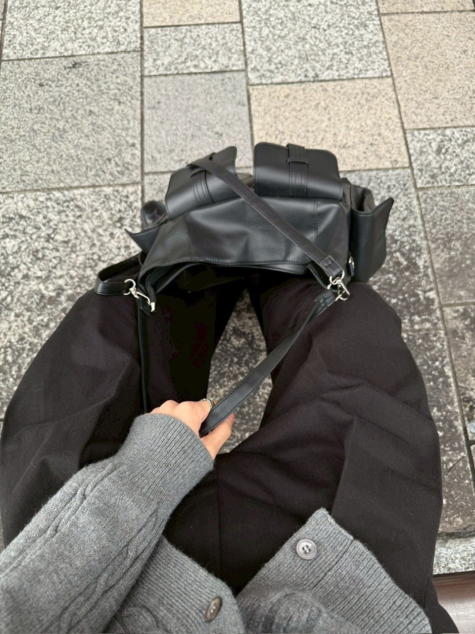 【Chikashitsu +】4pocket leather bag