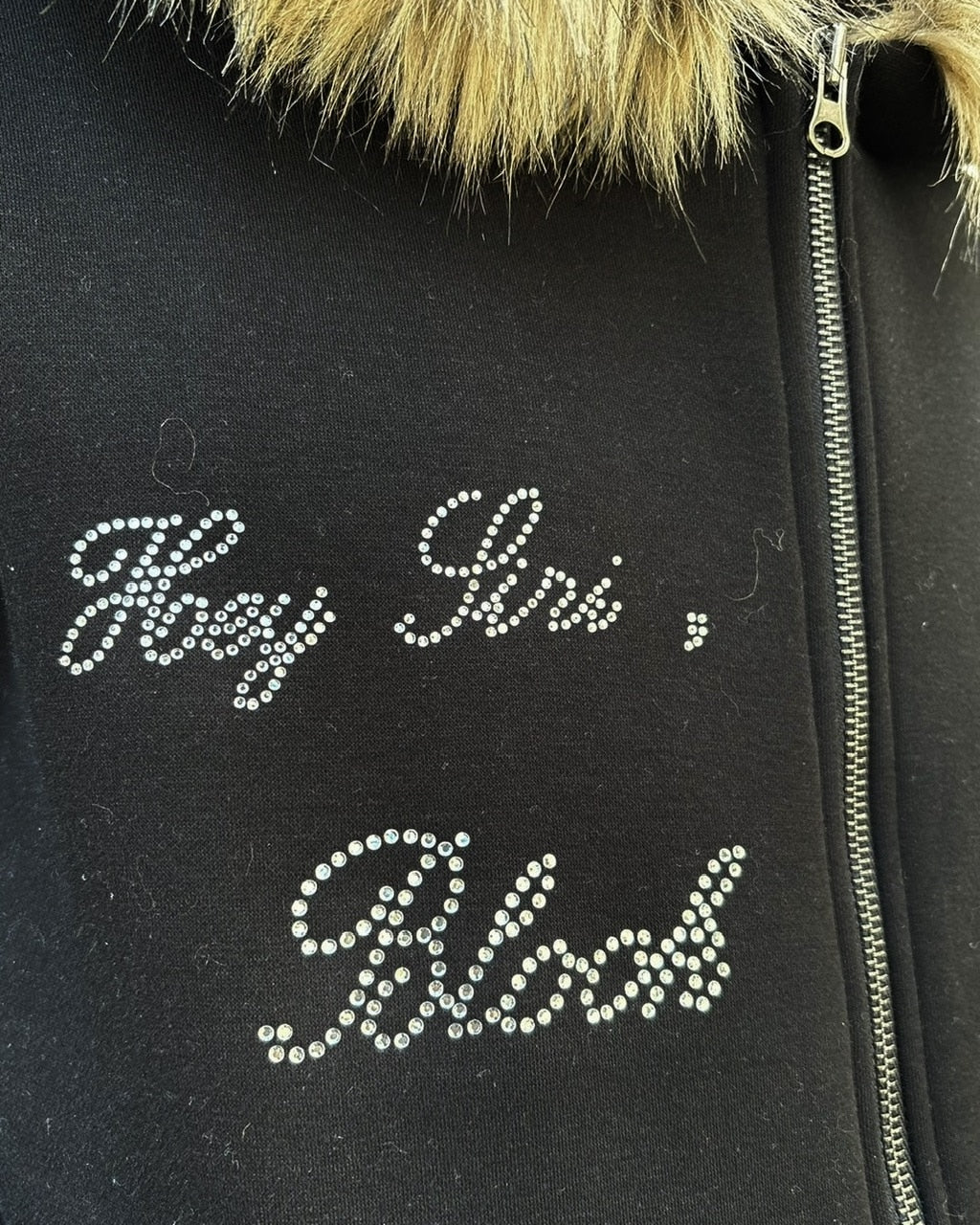 Never mind the XU】fur zip up hoodie (2color) – PRESSING WEB SHOP