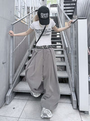 受注制【nmtc +】pin tuck wide slacks (2color)