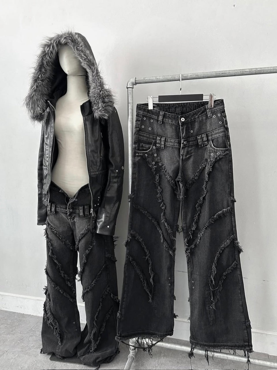 【Cozy world Wide】00 KNIGHT CLUB BAGGY FLARE JEANS