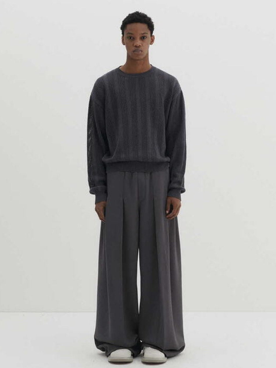 【DNSR】Meshed Crop Knit