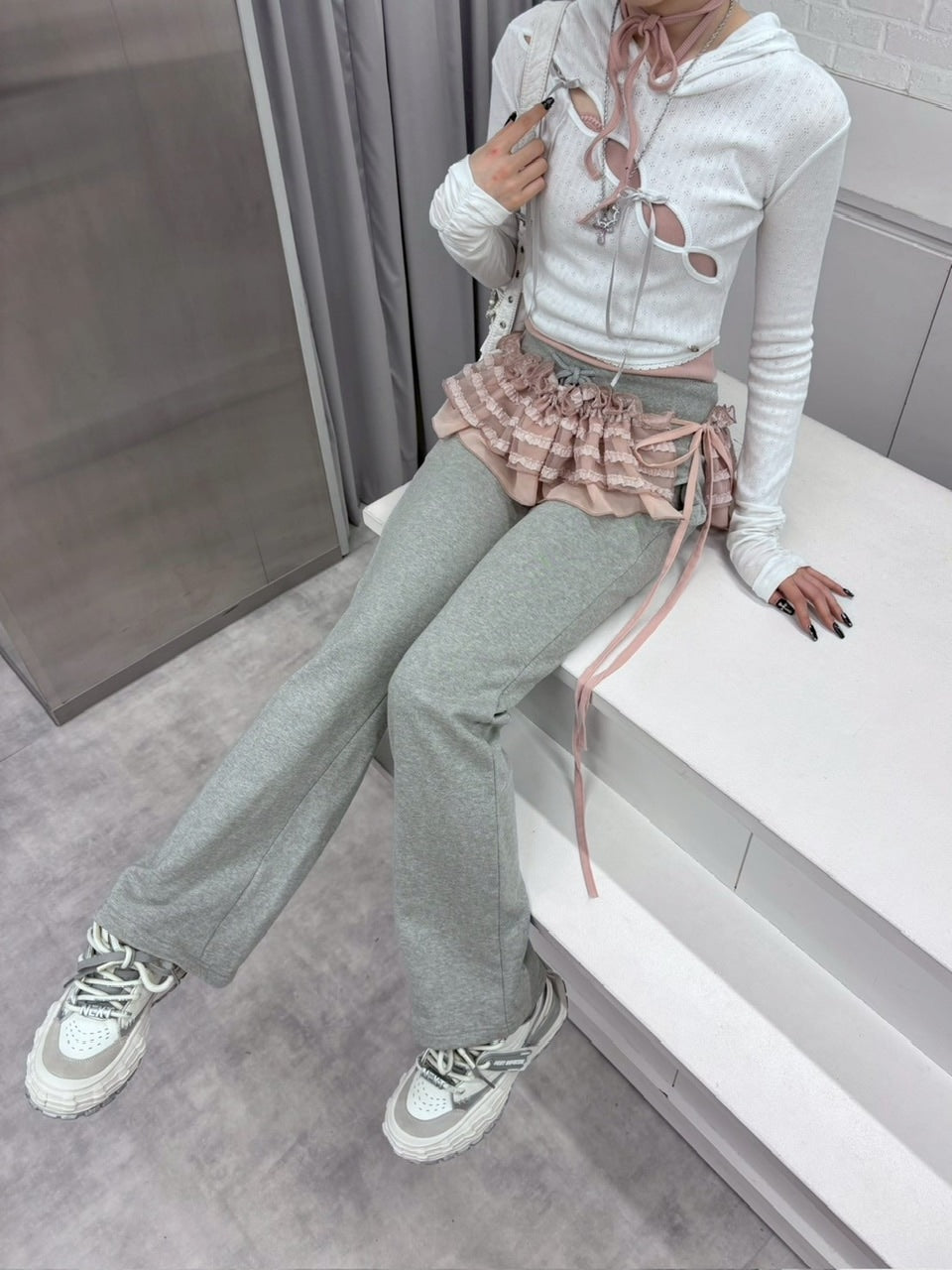 【nmtc +】lace belt (4color)