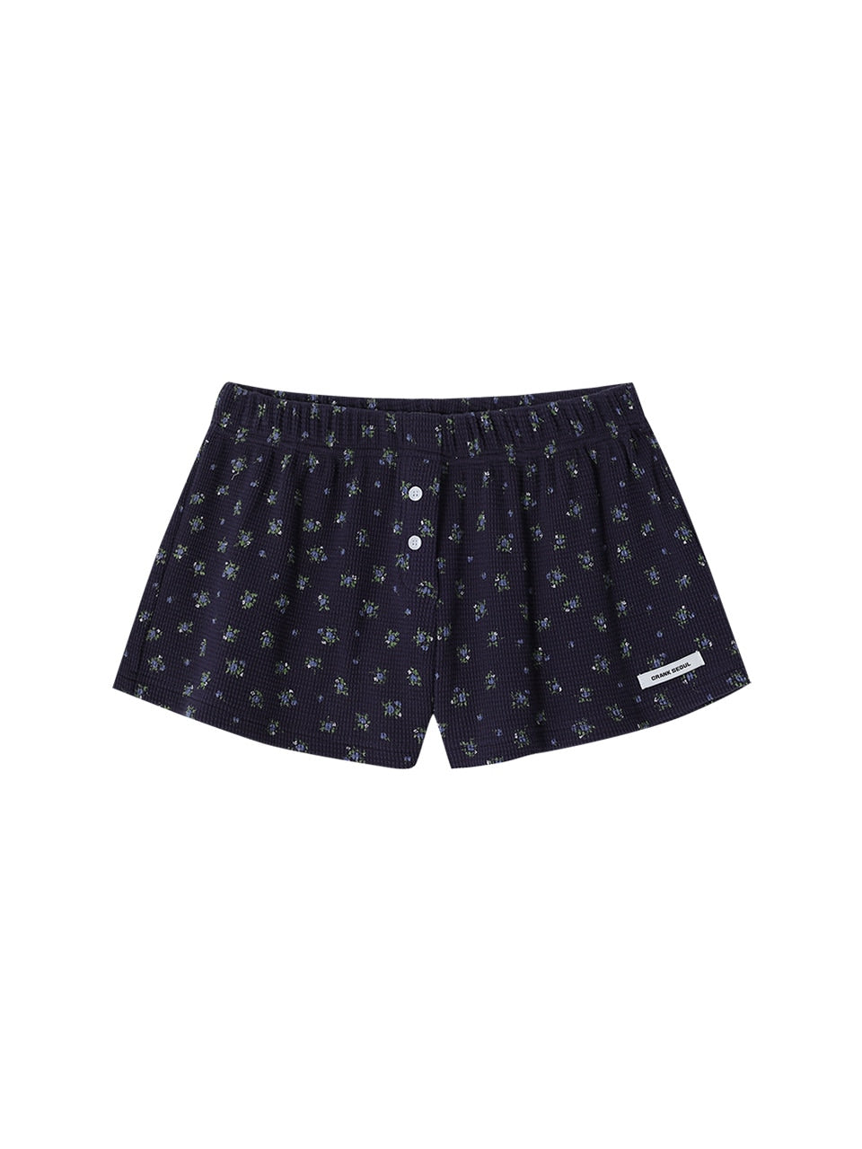 【CRANK】BUTTON FLOWER SHORTS