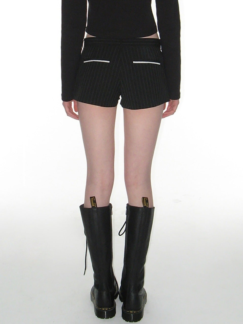 【CRANK】LACE PLEATS MICRO PANTS