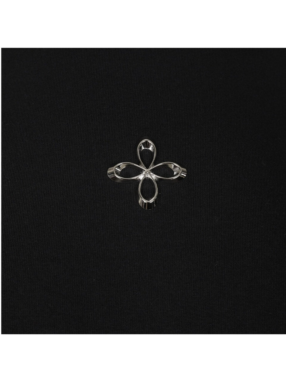 【SURGERY】unbalance metal clover logo T-shirts