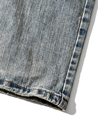 【Cord】Washed Under Cut Denim Pants