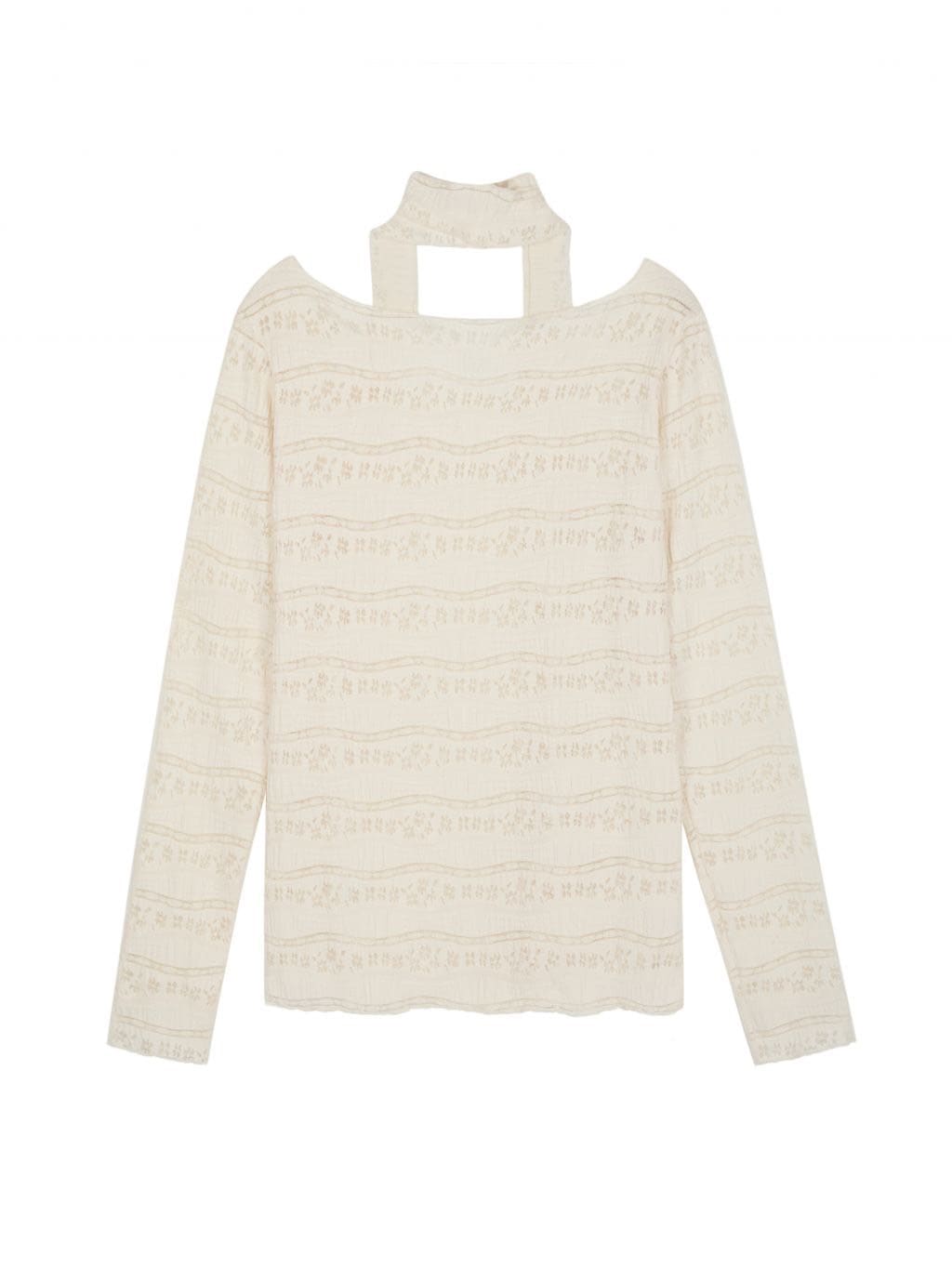 【ROCK CAKE】Pattern Punching Long sleeve