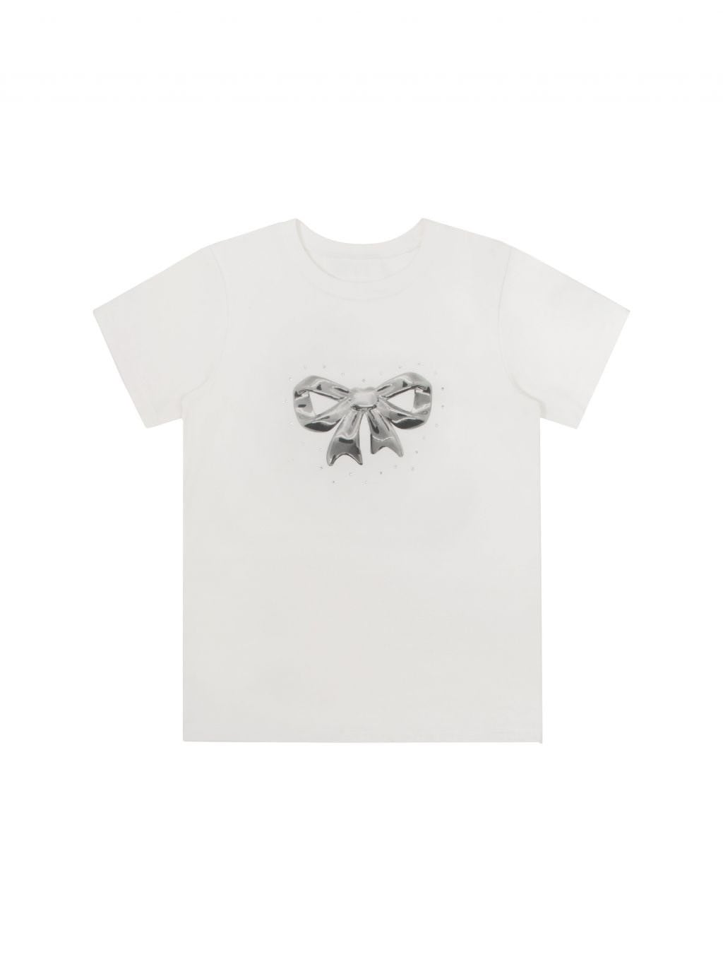 【ROCK CAKE】Hotfix Ribbon Top