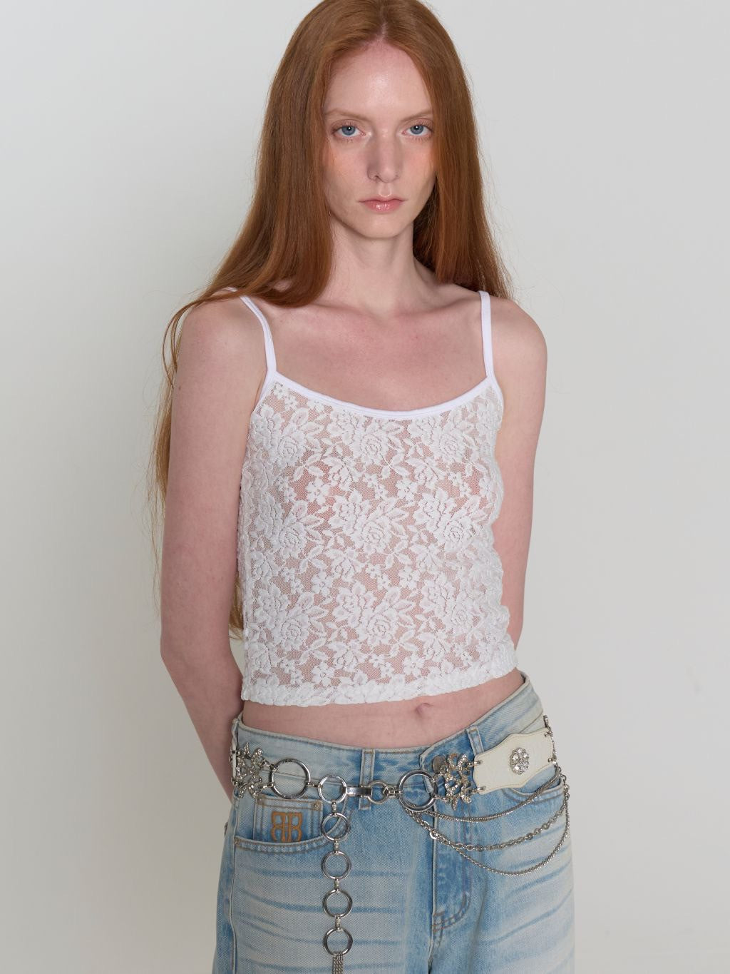 【ROCK CAKE】Lace Sleeveless