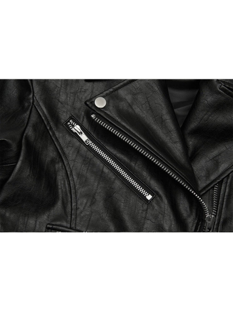 【NOT KNOWING】Curved Crop Rider Jacket / 【ノットノーイング】カーブクロップライダースジャケット