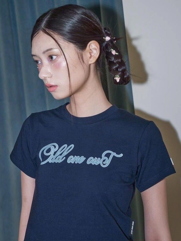 【ODDONEOUT】TWO TONE LOGO T-SHIRTS