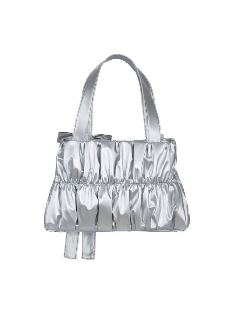 【ODDONEOUT】[ODDONEOUTXthesallyslaw] SHIRRING BAG / 【オッドワンアウト】シャーリングリボンハンドバッグ