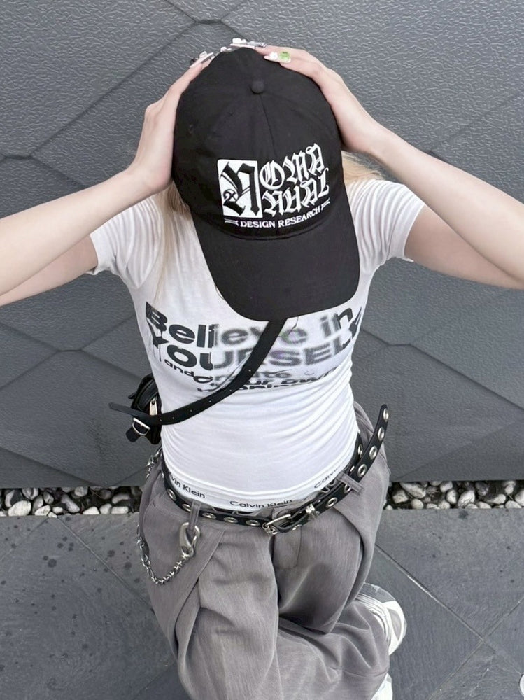 受注制【nmtc +】design crop tee (3color) / 【エヌエムティーシープラス】デザインクロップ半袖Tシャツ