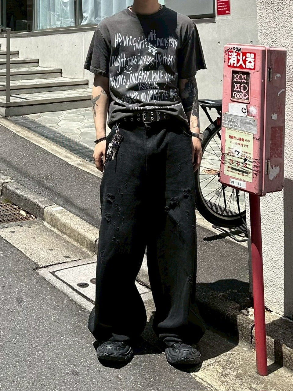 受注制【Chikashitsu +】eyelet belt (4color)