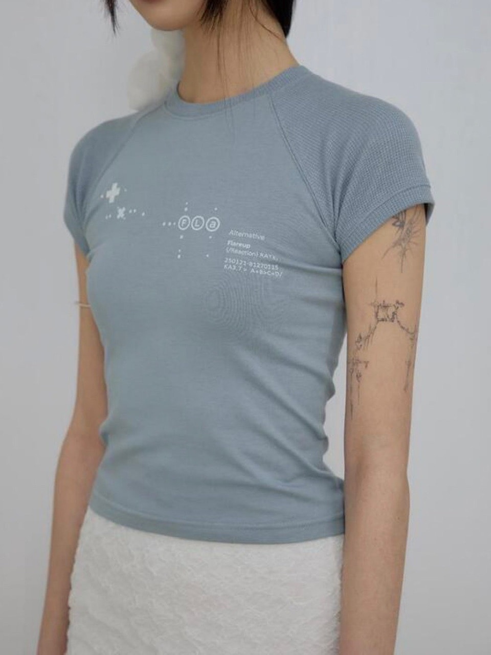 【FLAREUP】Muta Waffle Raglan T-Shirt