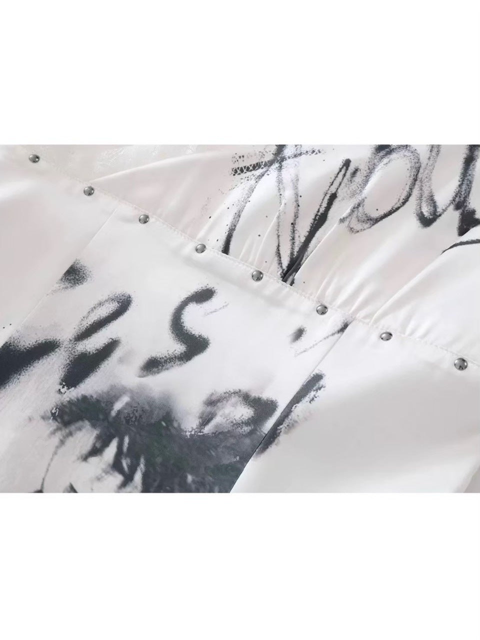 【Cest Nous】Satin Studded Camisole Dress / 【セヌー】サテンスタッズキャミワンピース