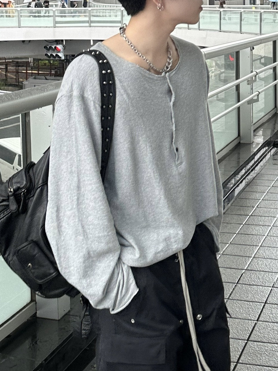 【CHIKASHITSU PLUS HIGH】Dual chain necklace