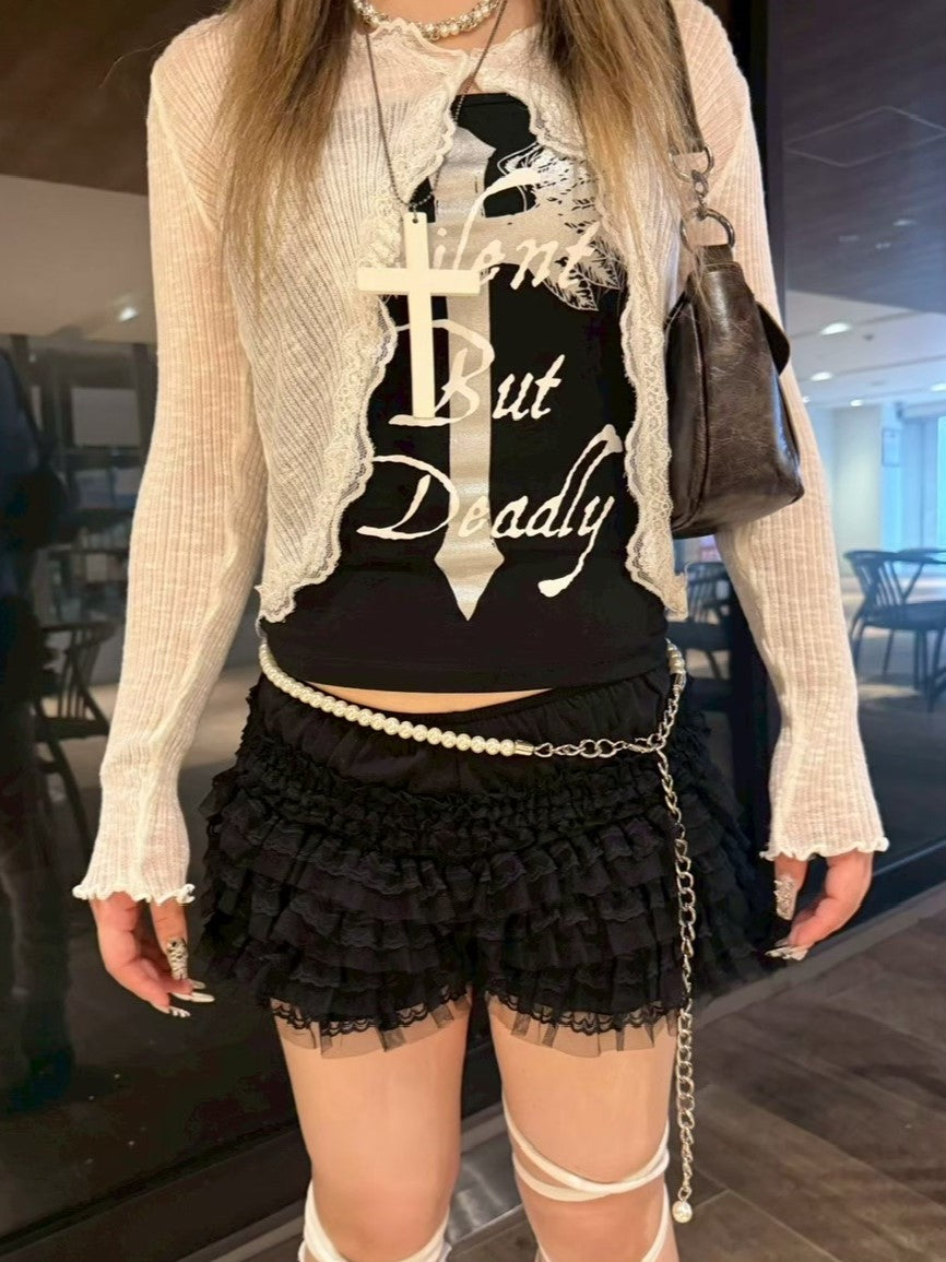 【SETUP‐EXE】CROSS STUDDED SLEEVELESS / 【セットアップエグゼ】クロススタッズキャミソール