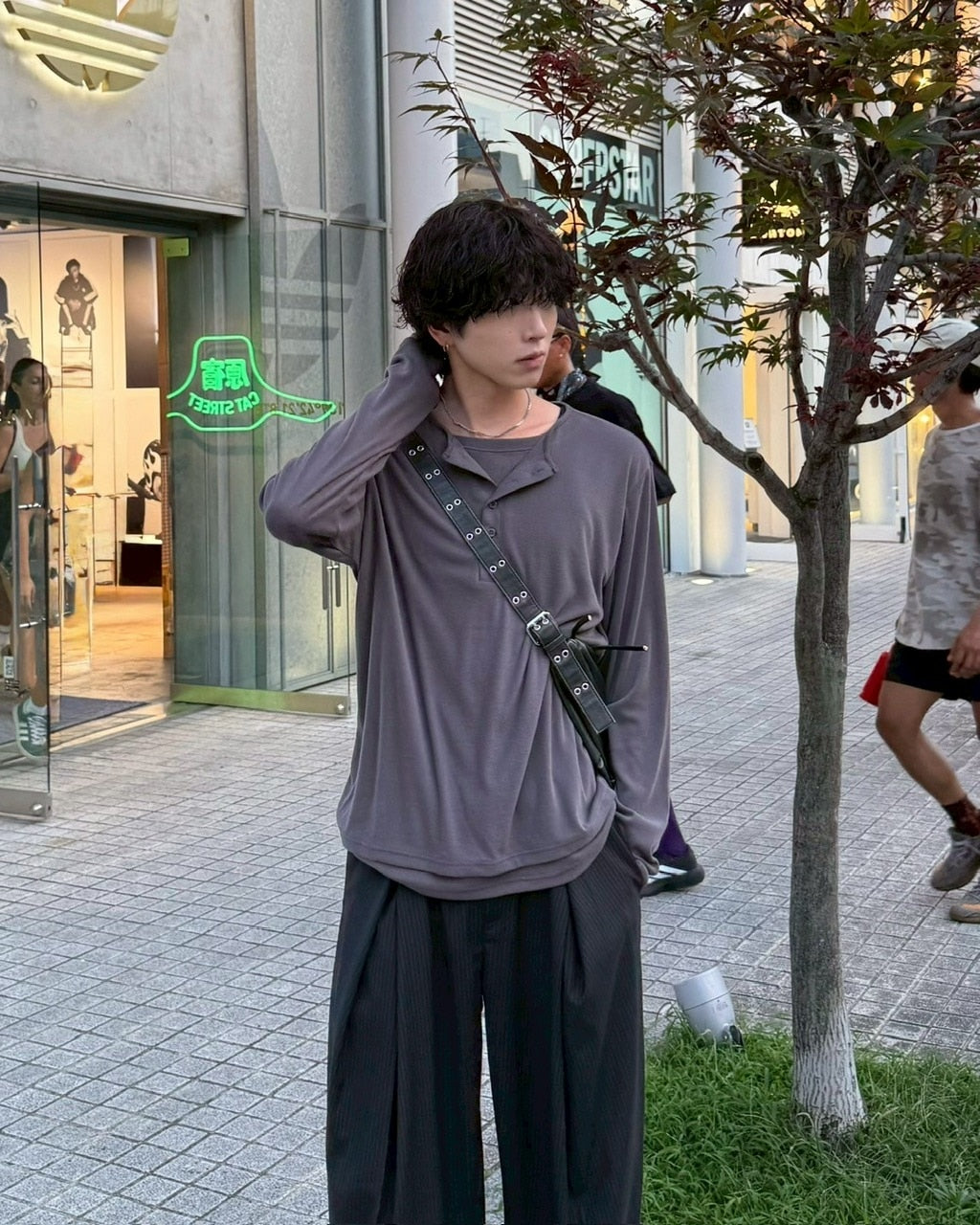 大阪店WEB限定受注制【Chikashitsu +】vintage eyelet shoulder bag / 【チカシツプラス】ビンテージアイレットショルダーバッグ