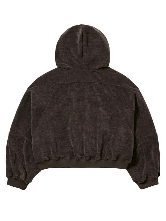 【AJOBYAJO】Corduroy Short Zip-Up Hoodie / 【アジョバイアジョ】コーデュロイショートジップアップパーカー