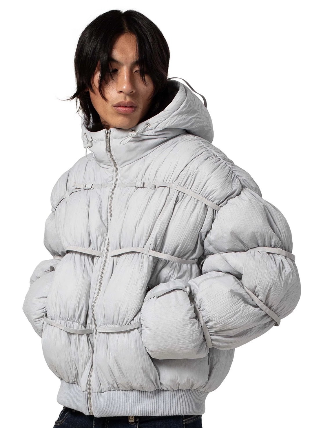 【RACER WORLDWIDE】Puffer Jacket X【レーサーワールドワイド】パファーダウンジャケット