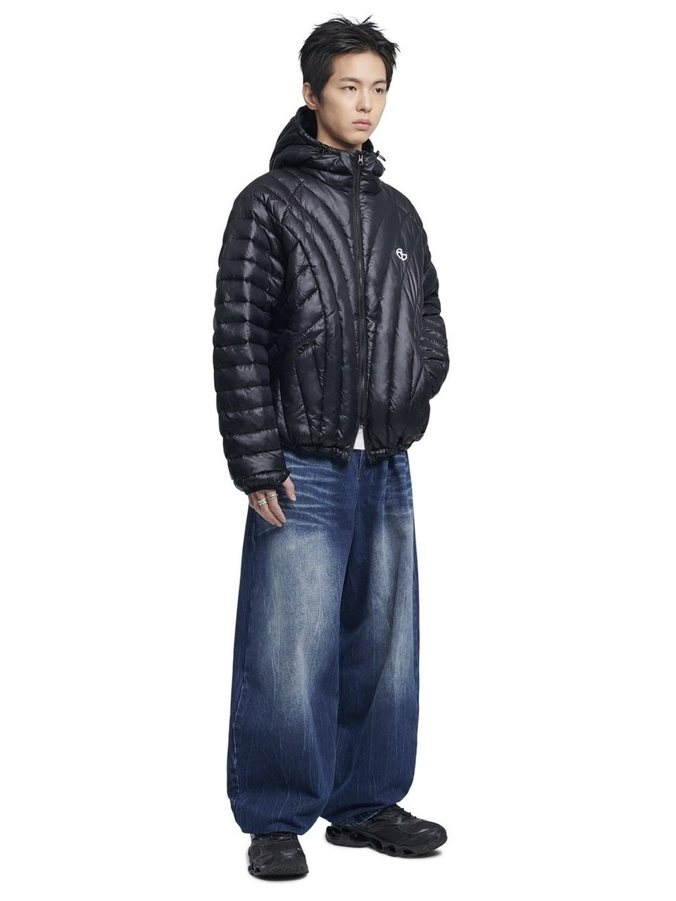 【NOMANUAL】 WASHED JUMBO DENIM PANTS